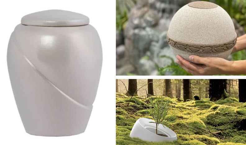 Différentes Types D'urnes Funéraires écologique